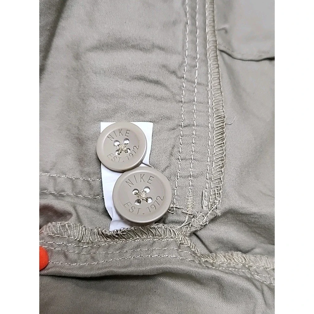 Nike The‎ Athletic Dept. Women's Cotton Capri's Medium Beige Pockets Deadstock